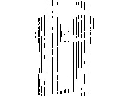 2 men - Shadow outline CAD block preview