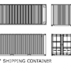 Shipping Category – Free CAD Blocks in DWG file format