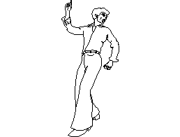 70s Dancer – free CAD block preview