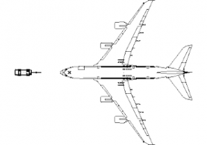 A380-800 CAD block preview