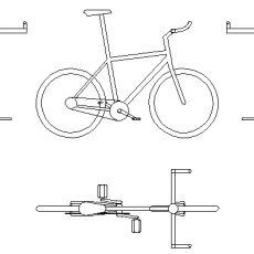 Bicycle Category – Free CAD Blocks in DWG file format