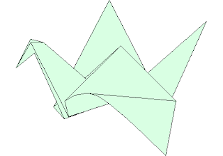 Crane - Origami – free CAD block preview