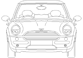 E-MINI  - Front View – free CAD block preview
