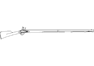 French Musket – free CAD block preview