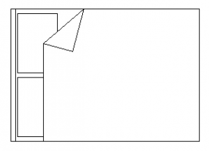 King Size Bed CAD block preview