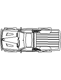SUV - Plan View CAD block preview