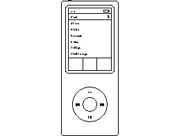 iPod CAD block preview