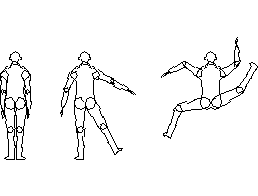 A Template of a Person CAD block preview