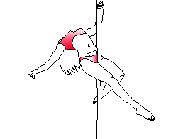 Pole Dancer CAD block preview