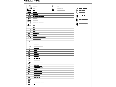 AS/NZS electrical symbols - General Symbols – free CAD block preview
