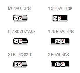 Kitchen Sink Plans – free CAD block preview