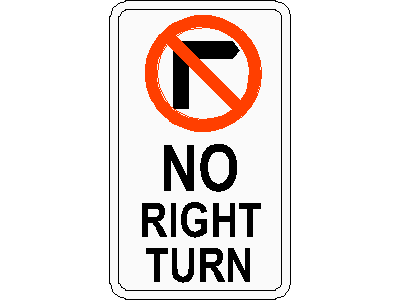 What Is The Meaning Of No Right Turn Sign