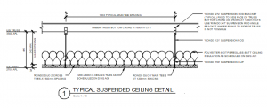 Typical Suspended Ceiling Detail CAD block preview