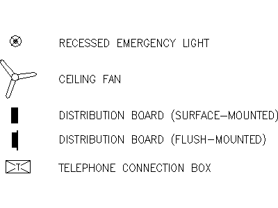 2D electrical symbols - File 4 – free CAD block preview