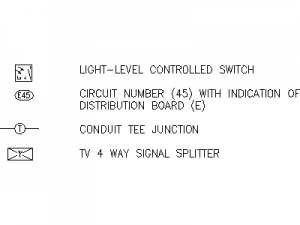 2D electrical symbols - File 7 CAD block preview
