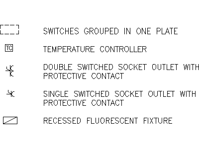 2D electrical symbols - File 2 – free CAD block preview
