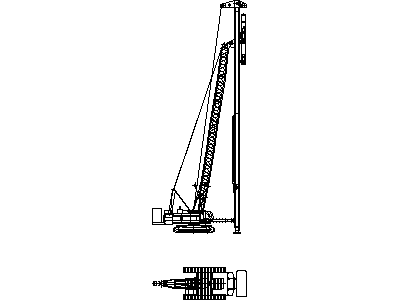 Liebherr 855 PD - Crane – free CAD block preview