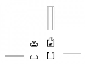 Channel / Strut CAD block preview