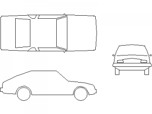Medium Size Hatch CAD block preview