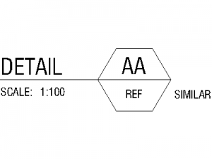 Detail Title 2mm CAD block preview