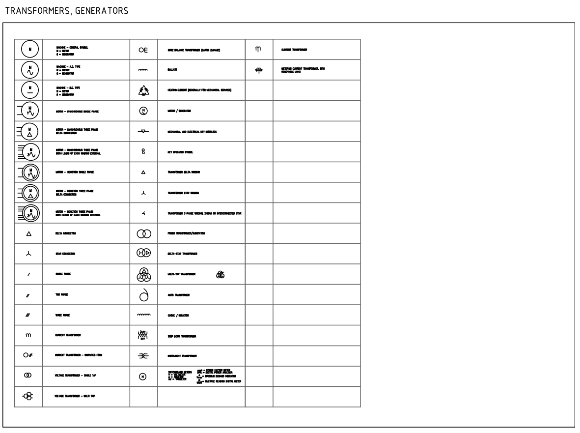 Download single line diagram symbols autocad free online