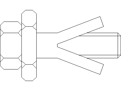 Lindapter Hollo Bolt HB12 – free CAD block preview