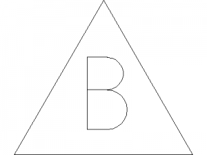 Revision Triangle CAD block preview