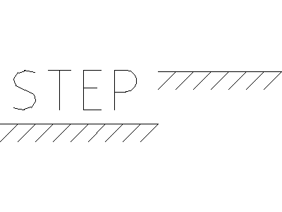 Step Symbol 2.5mm – free CAD block preview