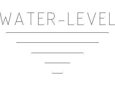 Water Level Symbol 2.0mm – free CAD block preview