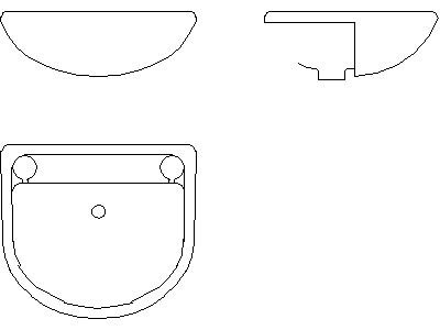 Basin - Type 1 – free CAD block preview