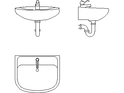 Basin – Type 4 – free CAD block preview