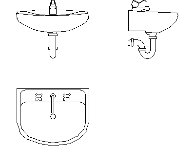 Basin – Type 6 – free CAD block preview