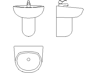 Basin – Type 7 – free CAD block preview