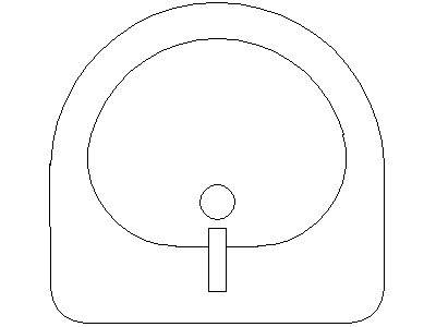 Basin Plan – free CAD block preview