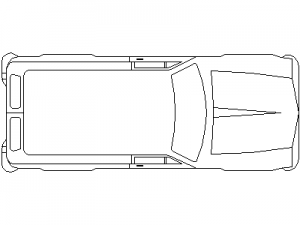 Small Station Wagon CAD block preview