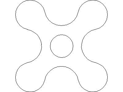 Water Tap - Plan – free CAD block preview