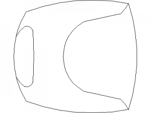 Poltrona Frau - Highback Armchair CAD block preview