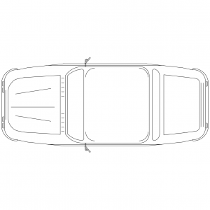 Car in Plan View - Type P2 CAD block preview