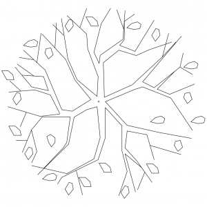 Large Tree In Plan View CAD block preview