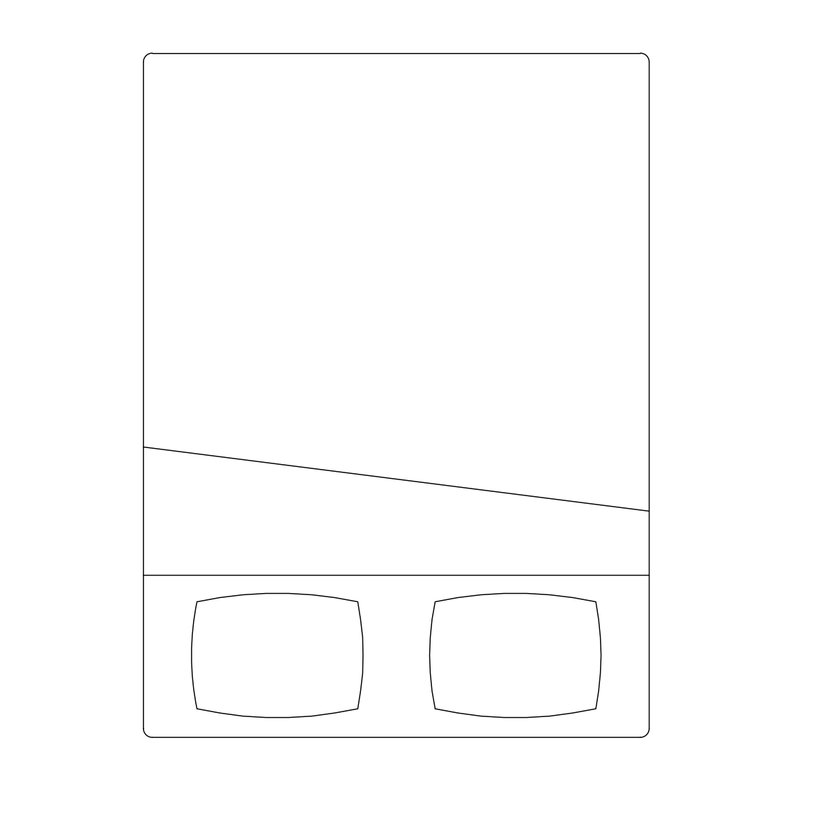 Queen Bed – free CAD block preview