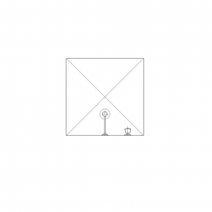 A Dynamic Block of a Shower CAD block preview