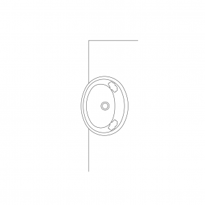 Vanity CAD block preview