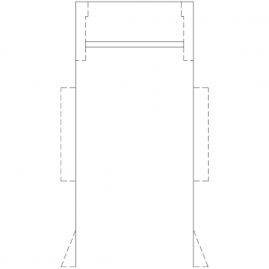 Parking Space Plan - AS2890-1 - 5.4mx2.4m CAD block preview