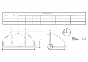 Precast Headwall Detail CAD block preview