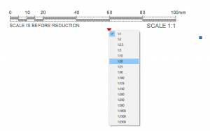Scale Bar Metric Units CAD block preview