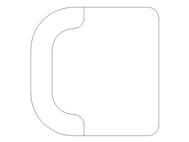 Chair Type 1 - Plan View – free CAD block preview