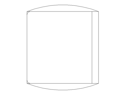 Chair Type 3 - Plan View CAD block preview