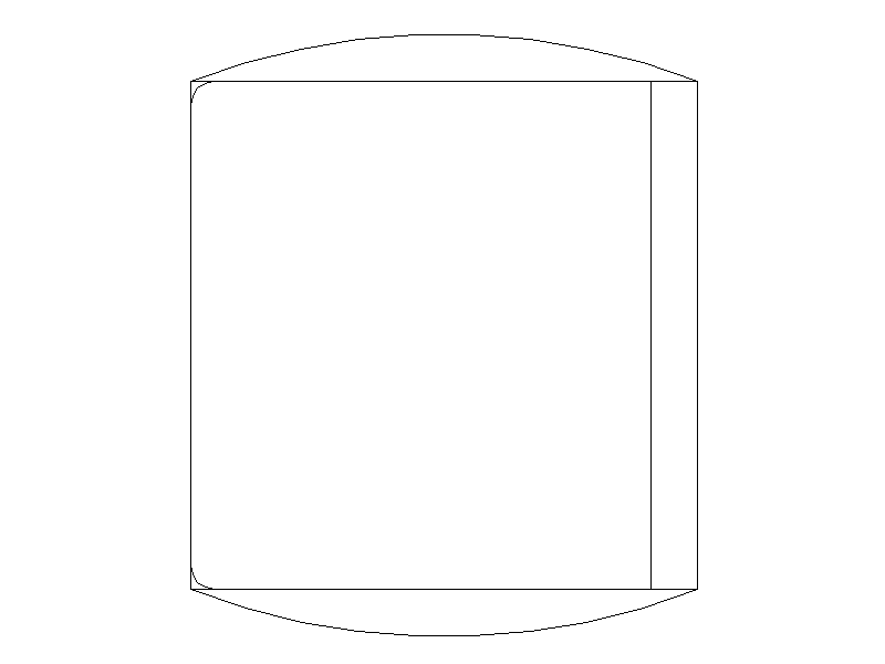 Chair Type 3 - Plan View – free CAD block preview
