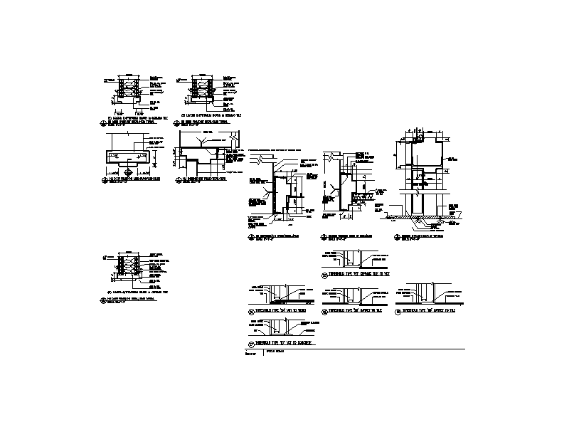 Door Jamb Details - Set 1 – free CAD block preview
