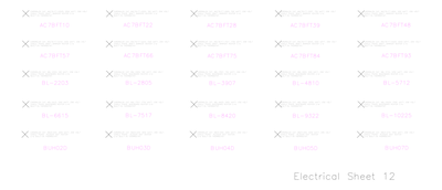 Electrical CAD Symbols - sheet 12.dwg preview